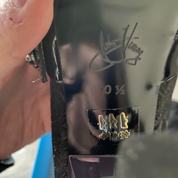 Black John Fluevog Cassiopei Celestial Shoes - Picture 6 of 6